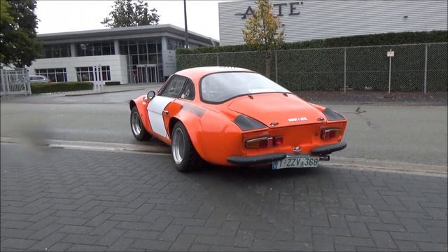 1973 Renault Alpine A1100 1300 with R8 gordini TS cléon Alu engine at Carcave BVBA смотреть онлайн
