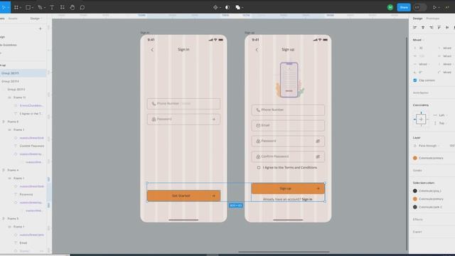 Design a Sign up & Sign in Page in Figma | Figma Tutorial смотреть онлайн