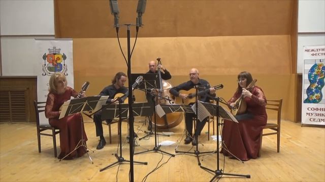 Mandolin Quartet SEASONS with Tsvetomir Lazarov - contrabass: Karl Jenkins - Palladio Allegretto смотреть онлайн