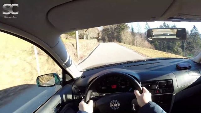 VW Golf 4 Variant 1.9 TDI (2001) on Austrian Country Roads - POV Test Drive смотреть онлайн