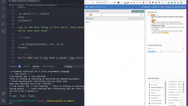 Python in Amharic: Day 9: Regular Expressions - 2/ 3 смотреть онлайн
