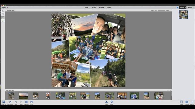 Photoshop Elements Photo Collage смотреть онлайн