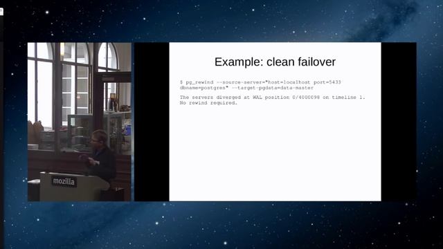 Heikki Linakangas : pg_rewind - resynchronizing servers after failover @ PostgreSQL Session #7 смотреть онлайн