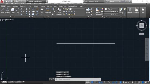 autocad lengthen multiple line autocad dersleri смотреть онлайн