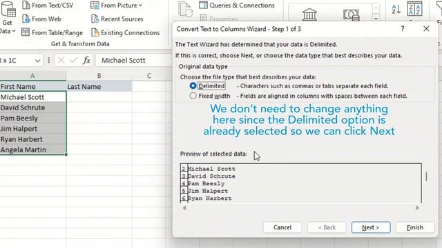 Split Text into Different Columns in Microsoft Excel смотреть онлайн