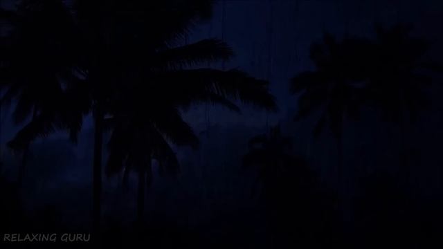 Thunderstorm Sounds with Rain, Strong Thunder & Intense Lightning Atmosphere to Sleep, Study, Relax смотреть онлайн