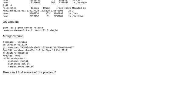 DevOps & SysAdmins: Mongodb suddenly fails with message "No space left on device" смотреть онлайн