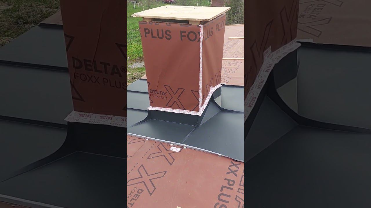 Фальцевая кровля. Обход трубы #фальц #фальцеваякровля#roof смотреть онлайн