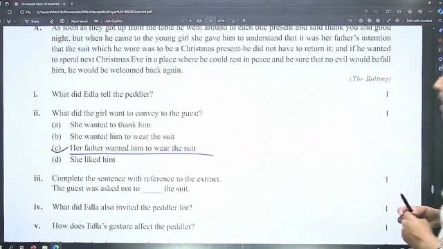 Sample paper English core class 12 | CBSE 2024 | SQP 16 | sample paper by Rahul Dwivedi смотреть онлайн