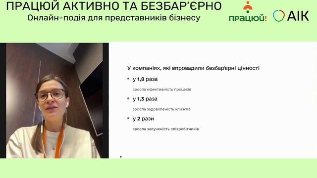 EVENT «ПРАЦЮЙ АКТИВНО ТА БЕЗБАР'ЄРНО» - виступ Ніни Мацюк смотреть онлайн