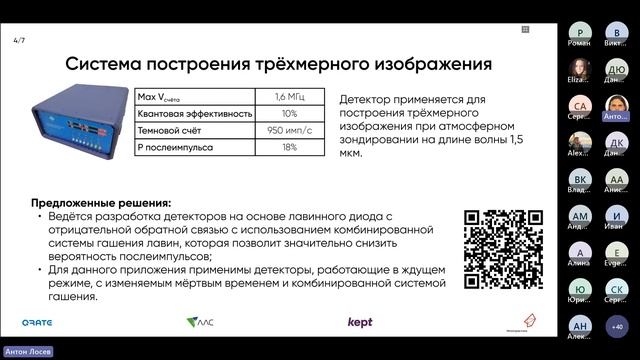 Вебинар: перспективы применения детекторов одиночных фотонов российского производства смотреть онлайн