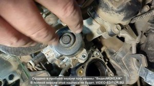 очистка дроссельной заслонки и датчика ЕГР Т. Рактис об- 1,3  2011 года выпуска