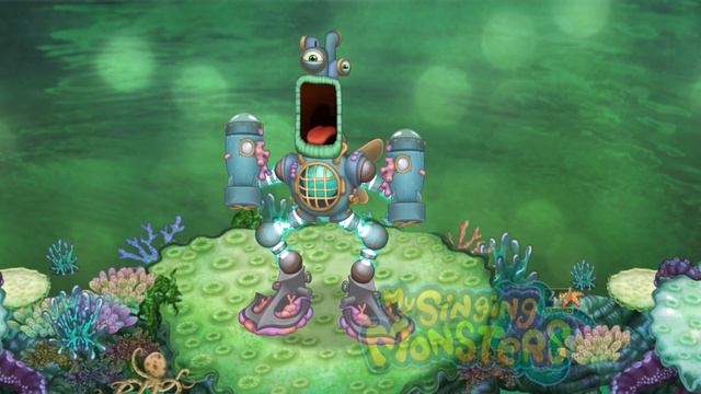 Wubbox, Rare Wubbox, Epic Wubbox In Water Island - My Singing Monsters 4K