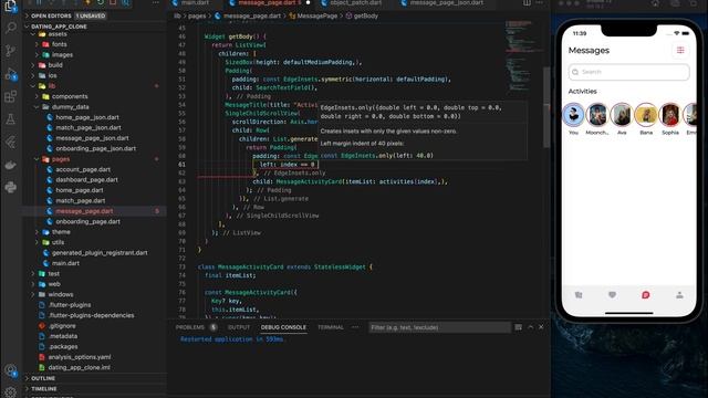 Dating App Clone - Part II - Flutter UI - Speed Code смотреть онлайн
