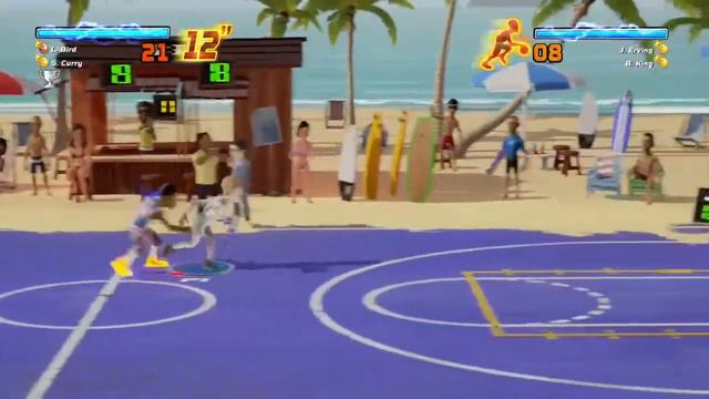 LARRY BIRD GAMEPLAY NBA PLAYGROUNDS смотреть онлайн