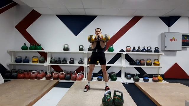 Убойное ОФП с гирями. Комплекс из 4 упражнений. смотреть онлайн