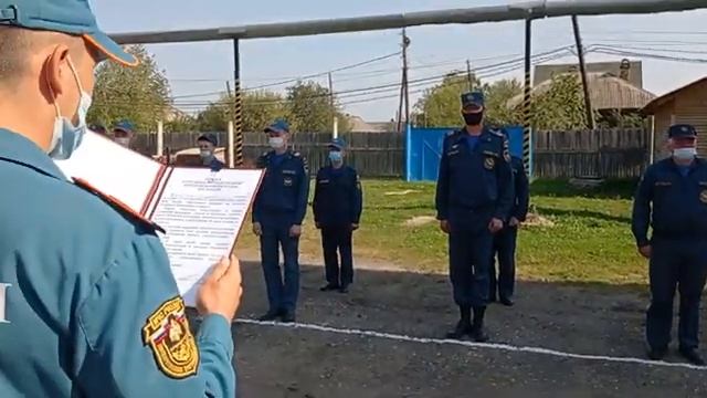 Сотрудники Главного управления МЧС России по Пермскому краю приняли присягу (22.08.2021) смотреть онлайн