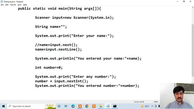 03 Java Reading Inputs from Keyboard смотреть онлайн