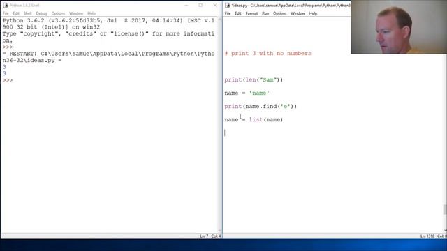 Python Basics Print 3 Solutions смотреть онлайн