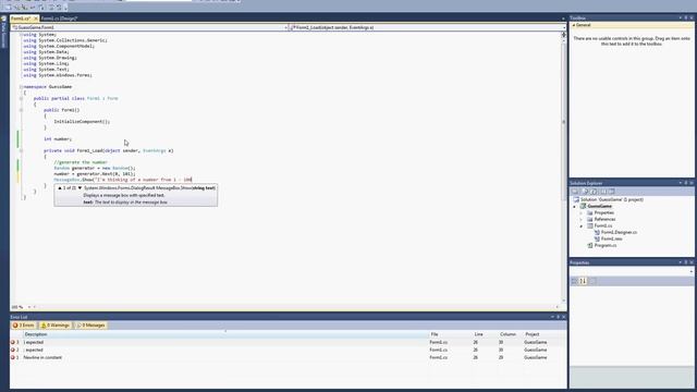 C# Tutorial - Guess Game (Form Application) - by MrGeorge смотреть онлайн