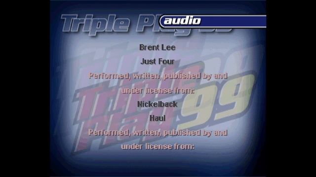 Triple Play 99 (PS1) - Credits смотреть онлайн