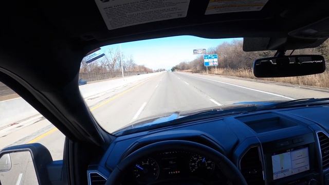 Driving a 2019 F-150 EcoBoost 3.5L twin turbo v6 - Driver's seat POV смотреть онлайн