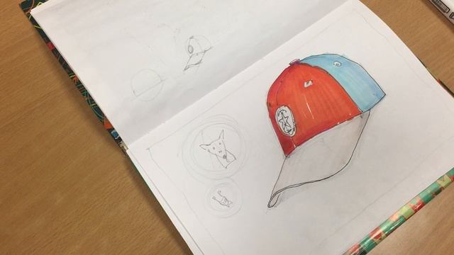 Как рисовать кепку. Мастер-класс смотреть онлайн