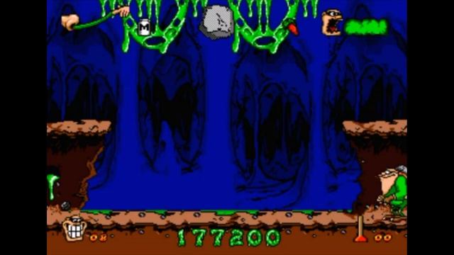 Sega Mega Drive 2 (Smd) 16-bit Boogerman A Pick and Flick Adventure Битва с Боссами