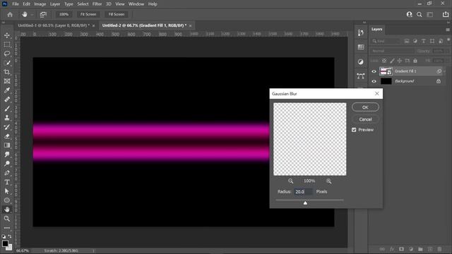 Quick Photoshop Tutorial: Abstract Gradient effect смотреть онлайн