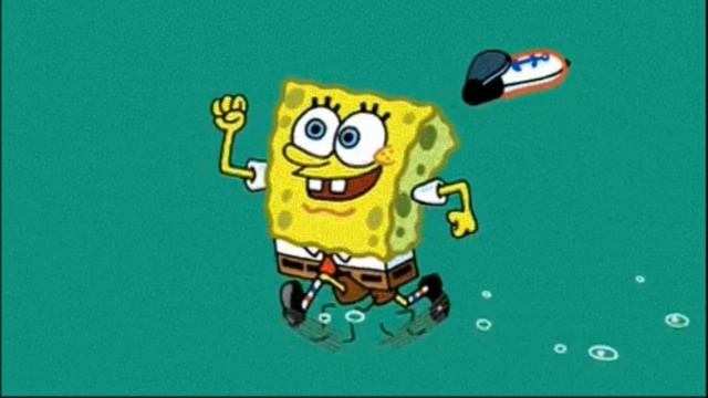 ГУБКА БОБ БЕЖИТ на ЗЕЛЕНОМ ФОНЕ / СПАНЧ БОБ ФУТАЖ смотреть онлайн