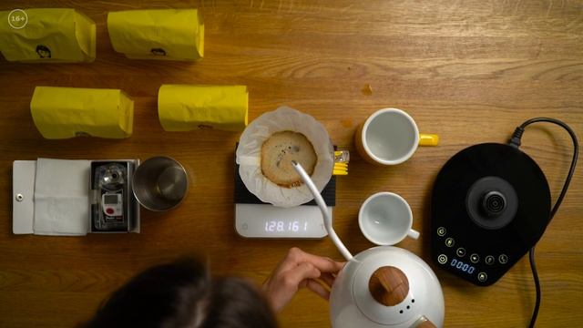 Пуровер || Готовим кофе Коста-Рика Анфитеатро Пиберри в воронке V60 || Как арбузное мороженое! смотреть онлайн