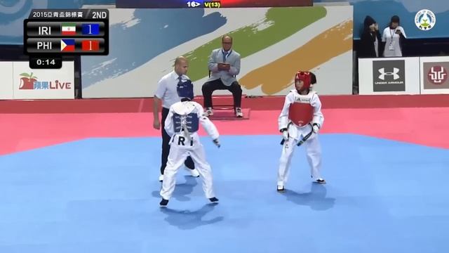 Asian Junior Taekwondo Championships. Final female -42 смотреть онлайн