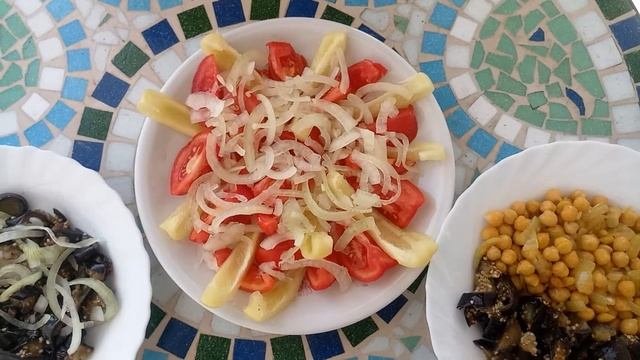рецепт приготовления салата из чечевицы и баклажана, часть 2 смотреть онлайн