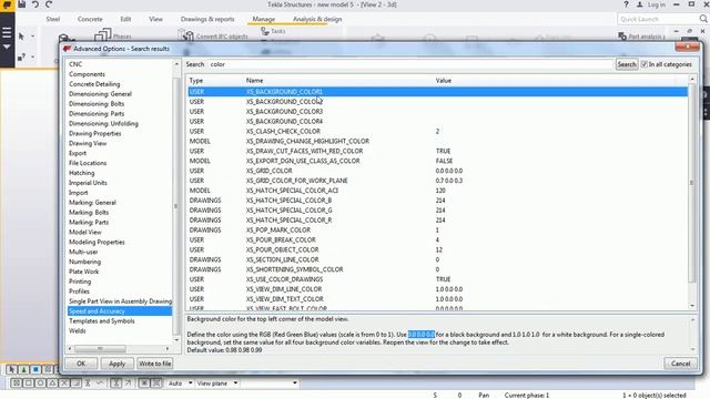 Tekla-How To change Tekla screen Background Color. смотреть онлайн