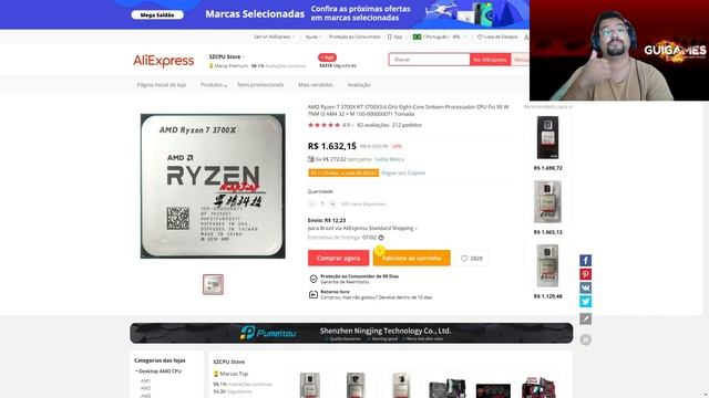 Promoções Hardware 08/01: CPU i3 10100F por R$ 534 considerando o cashback AME смотреть онлайн