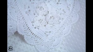 Плед для новорожденного «белоснежный сон». Вязанное одеяло для малыша