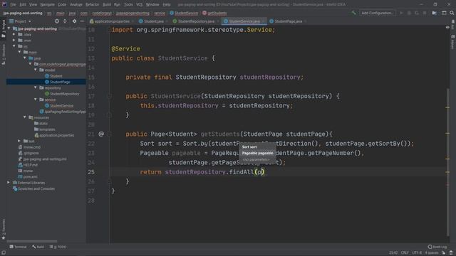 Java Spring Boot - JPA - Hibernate - H2 - Paging and Sorting Repository смотреть онлайн