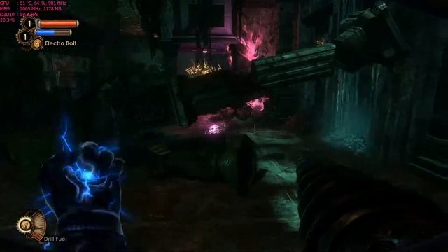 Bioshock 2 (2010) Gameplay Maxed Out Settings ASUS G750JW NVIDIA GTX 765m смотреть онлайн