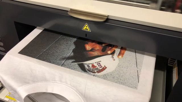 Brother GT3 DTG Printer in action смотреть онлайн