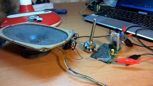 Усилитель на двух транзисторах