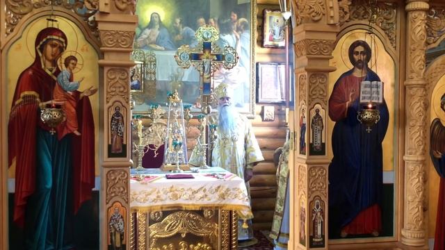 Божественная литургия в храме прп.Александра Свирского смотреть онлайн