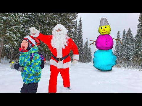 САНТА Убегает от НЯНИ Гринча! Рома и Хелпик Спасают САНТУ! Что Придумала ЭТА НЯНЯ? смотреть онлайн