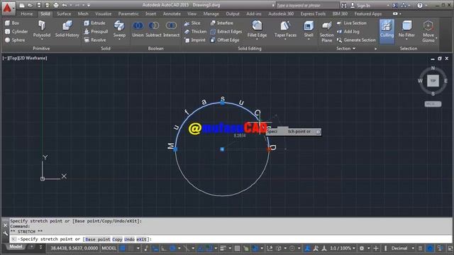 AutoCAD Text Around Arc with Arctext смотреть онлайн