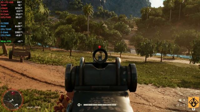 Far Cry 6 - RX 470 + I5 2500 - 1080p All Settings смотреть онлайн