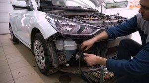 Установка волговского сигнала на Hyundai Accent
