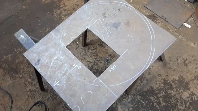 Печь, НЕ буржуйка, для гаража. Самая простая подовая печь. смотреть онлайн