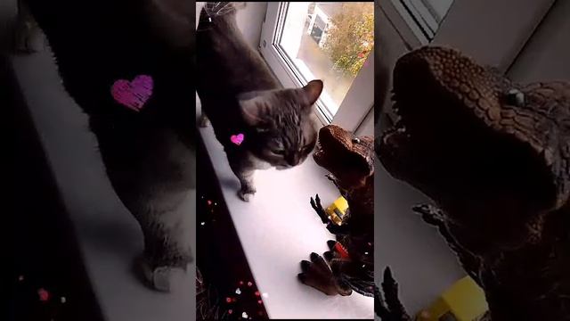 Котик и динозавр смотреть онлайн