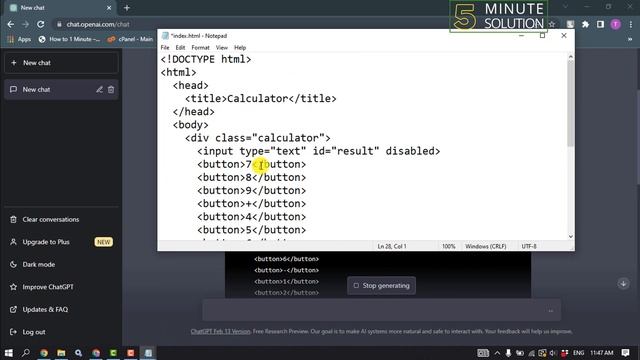 How to make a calculator using chatgpt 2023 #chatgpt смотреть онлайн