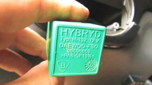 Реле в панели приборов Ланос