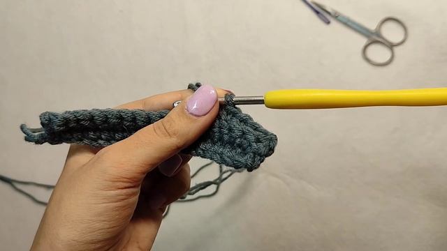 Шарф снуд крючком. Снуд узором резинка. Вязание крючком. смотреть онлайн